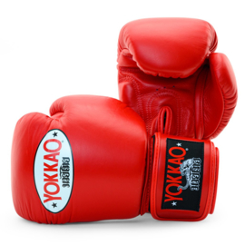 Yokkao Matrix Boxing Gloves - Leather - Red
