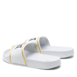 Everlast Side Slippers - men's sizes - white/gold