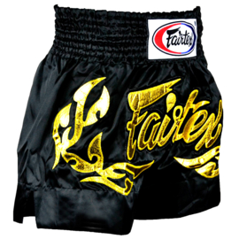 Fairtex Muay Thai Shorts - Eternal Gold - zwart/goud