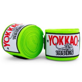 Yokkao Premium Muay Thai Handwraps - Neon Groen