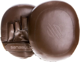 Sanabul Battle Forged Air Punch Mitts - pair - brown