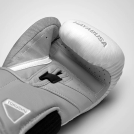 Hayabusa T3 Boxing Gloves - White / Gray