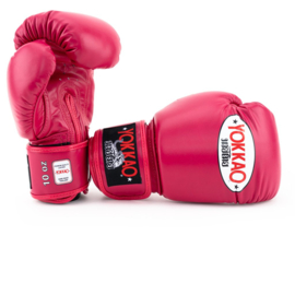 Yokkao Matrix Bokshandschoenen - Leer - Cerise