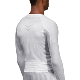 Hayabusa Arrow Ranked Long Sleeve Rashguard - White