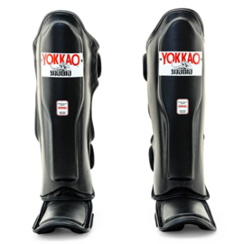 Yokkao Matrix Shin Guards - Leather - Black