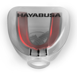 Hayabusa Combat Mouthguard - Zwart/Rood - Adult