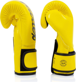 Fairtex BGV14 Microfiber Bokshandschoenen - Geel