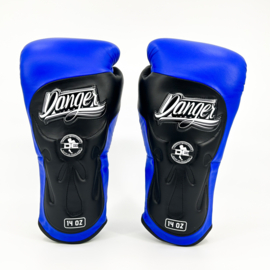 Danger Ultimate Fighter Bokshandschoenen - Leer - blauw/zwart