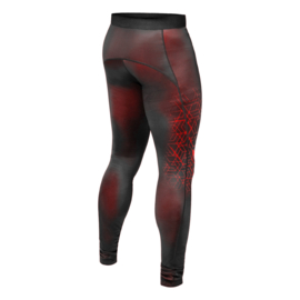 Hayabusa Geo Jiu Jitsu Spats - Black, Red