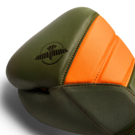 Hayabusa T3 Boxing Gloves - Special Edition - Green / Orange