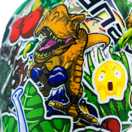 Sanabul Sticker Bomb Bokshandschoenen voor kinderen - Dino Jungle