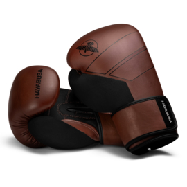 Hayabusa S4 Leather Boxing Gloves - Brown