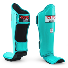 Yokkao Matrix Shin Guards - Leather - Island