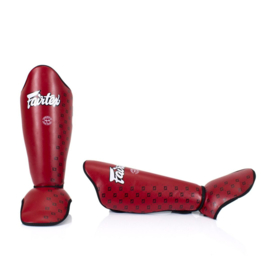 Fairtex Competition Shinguards - red