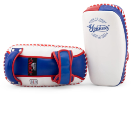 Yokkao Free Style Kicking Pads - Leer - Thai Flag