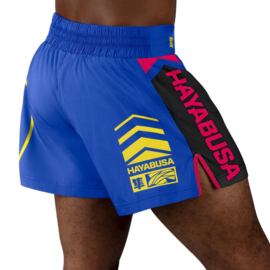 Hayabusa Icon Kickboxing Shorts - blue / yellow