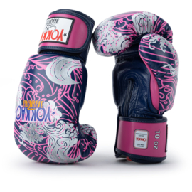 Yokkao - Limited Edition - Hawaii Boxing Gloves - Leather - Blue Depths