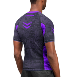 Hayabusa Arrow Ranked Short Sleeve Rashguard - Purple