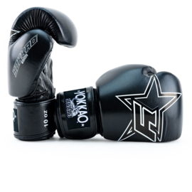 Yokkao Institution Boxing Gloves - microfiber leather - black