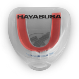 Hayabusa Combat Mouthguard - Wit/Rood - Adult