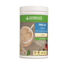 Pro 20 Select met water mengbare Protein Shake - Vanille (630 g)