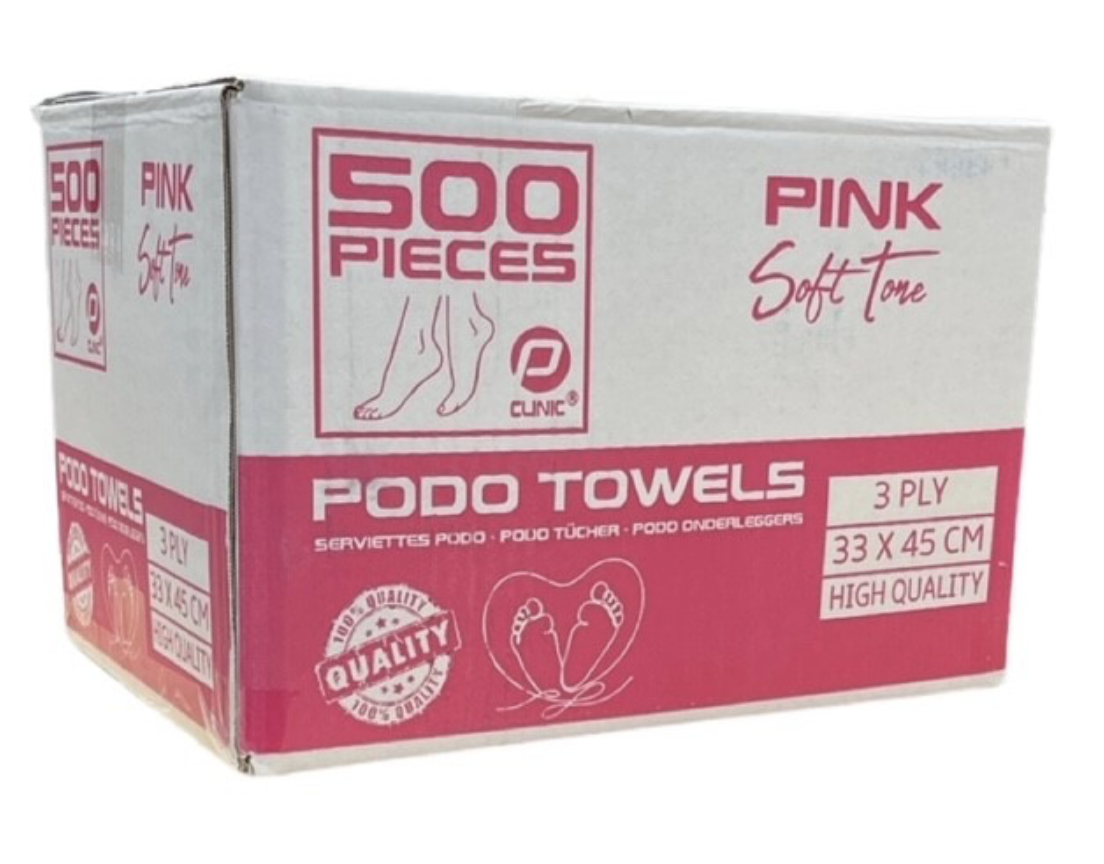 P Clinic Podo towels extra sterk roze