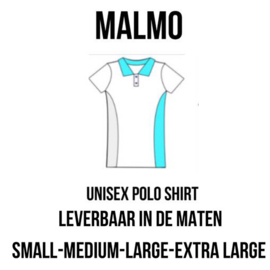 PClinic Unisex Polo Malmo, verkrijgbaar in de maten S, M, L, XL