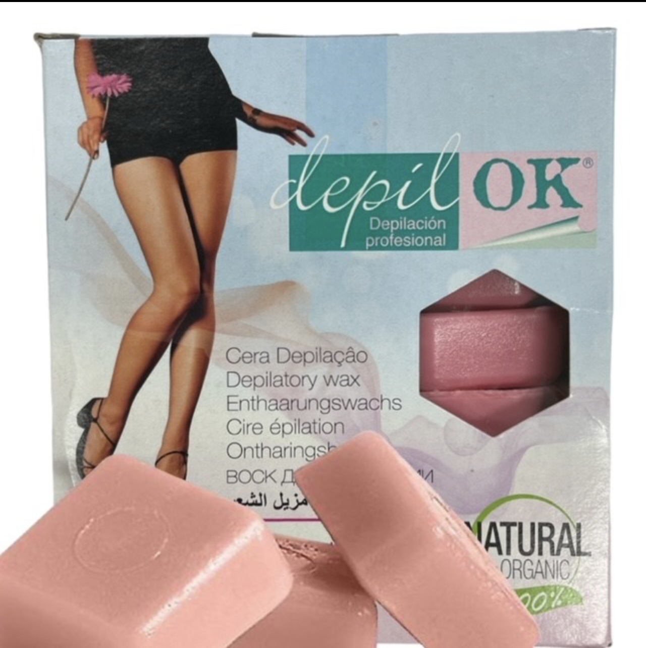 Hars Blokjes Rosa 1 Kilo Verpakking