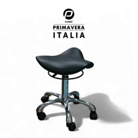 Tabouret Primavera Italia Zwart - Ergonomische Zadelkruk met Ringbediening