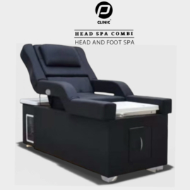 Head & Foot Spa Combi Zwart - Luxe Head Spa en Voet Spa in Eén