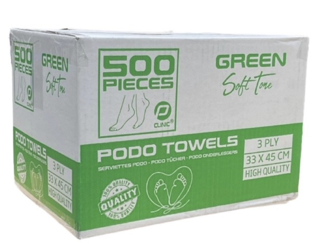 P Clinic Podo towels extra sterk groen