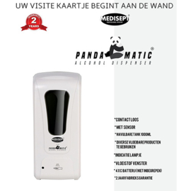 Pandamatic Vloeistof Dispencer met Sensor Wandmodel