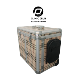 Pedicurekoffer clinic club line Scottisch stripes