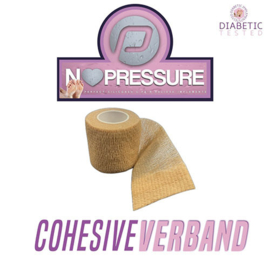 PClinic No Pressure Cohesive Verband Rol 5cm x 450 cm Zelfklevend