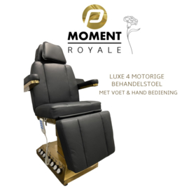 Moment Royale behandelstoel 4 motoren kleur zwart