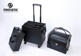 P.clinic visagie koffer zwart Luxe hoog model