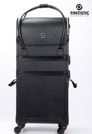 P.clinic visagie koffer zwart Luxe hoog model