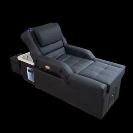 Head & Foot Spa Combi Zwart - Luxe Head Spa en Voet Spa in Eén
