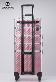 P.clinic visagie koffer roze Luxe hoog model