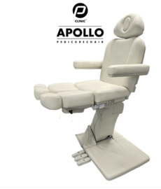 Pedicure Behandelstoel Apollo Draaibaar Pearl Wit