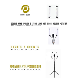 Dubbele Make-Up Lash & Studio Lamp