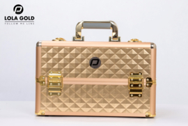 P.clinic visagie koffer goud Luxe hoog model