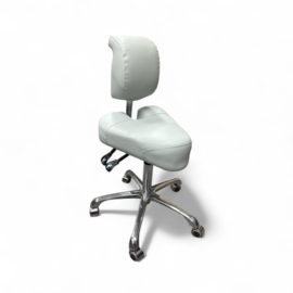 Tabouret Ergonomica Italia Royal Mint Green - Ergonomische Zadelkruk met Rugleuning
