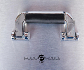 PodoMobile Midi Pedicure Trolley Brush Silver