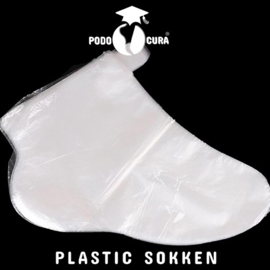 PodoCura Plastic Sokken pak a 100 stuks “per 5 pakken”