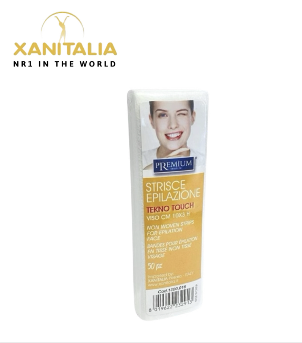 Harsstrips Xanitalia Voor Gezicht Pakje 50 Stuks 10x3CM