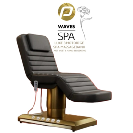 Waves spa behandelstoel & Lash stoel & Massagebank in 1