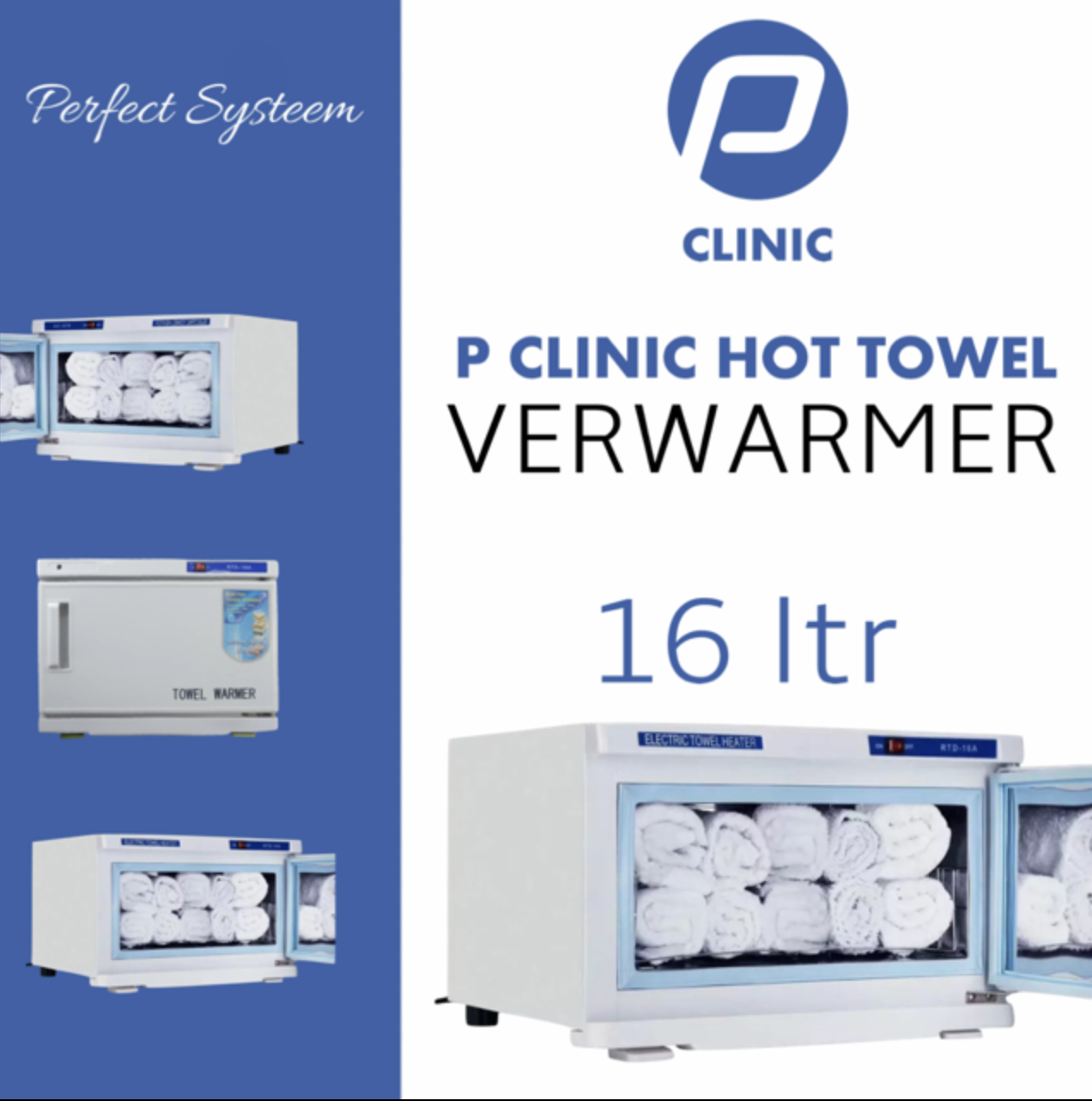 Handdoekwarmer Ellie met UV Lamp