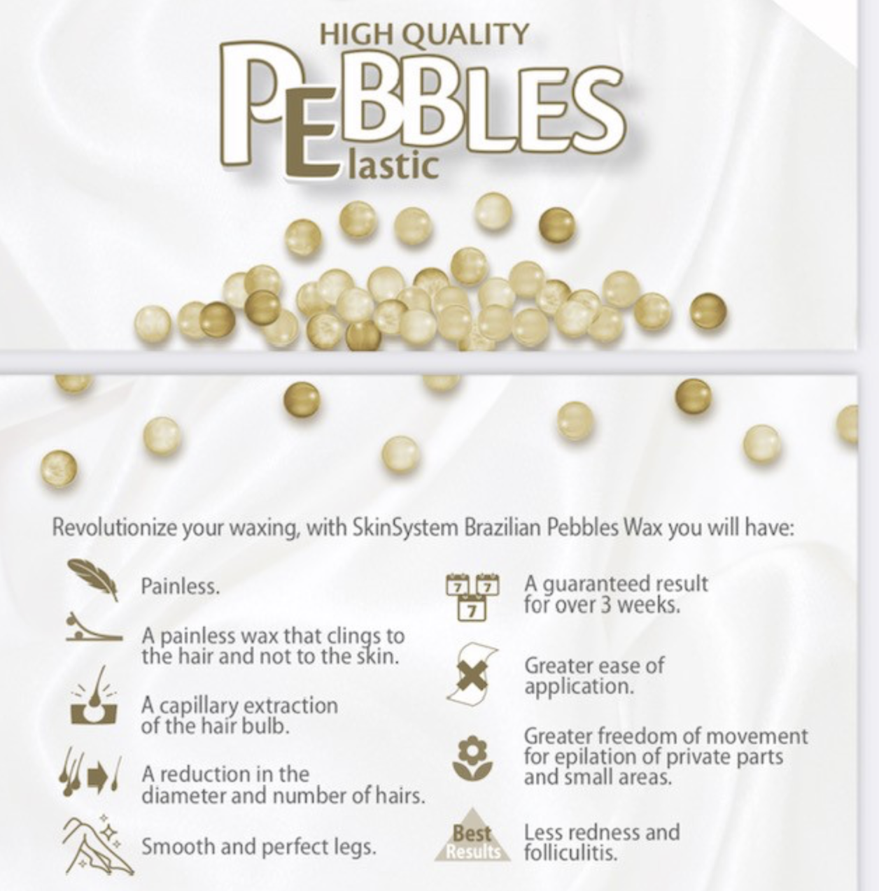 Brazilian Golden Wax Pearls 800 gram