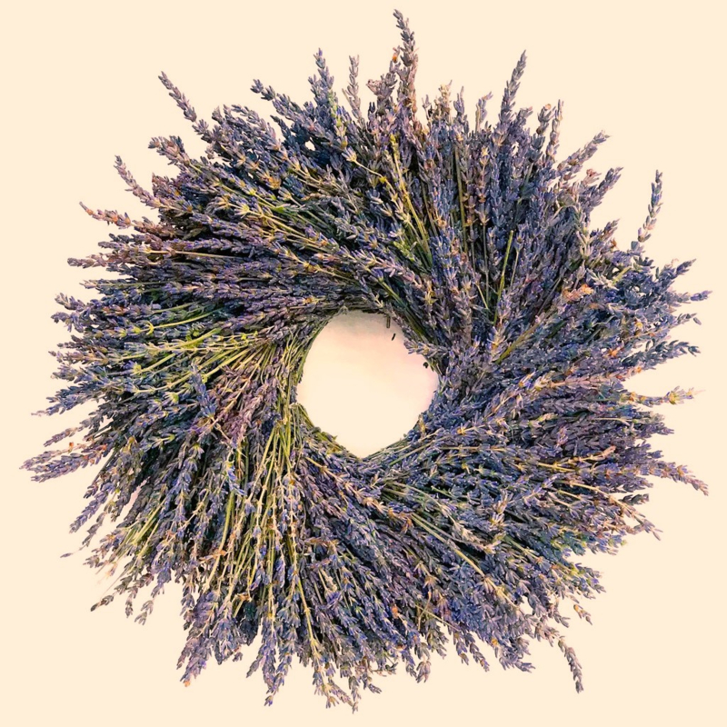 6 Handmade Lavender Wreaths